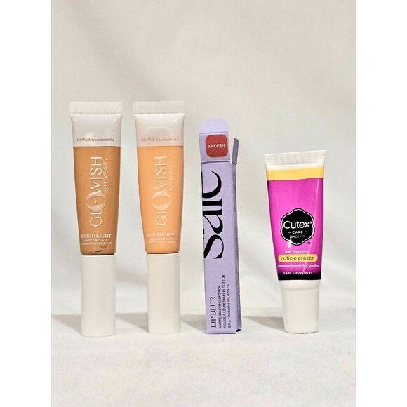 Huda beauty glowish concealers , saie lipstick and more bundle lot - Picture 1 of 2